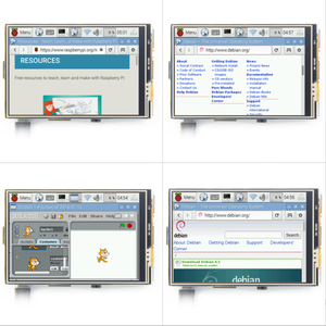 Fabrik preis 3,5 Zoll Raspberry Pi LCD 320*480 TFT HD Touchscreen Günstiges Display Rsp PI 4B 3B 3B 2B Entwicklungs platine
