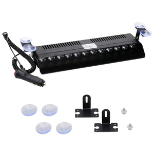 Windshield Dashboard Flash Roof Warning Light Bar Car Interior Decorative Light Strobe Light Emergency <strong>Led</strong> Dash Bar <strong>12V</strong> IP68 <strong>12W</strong> - Product Image 4