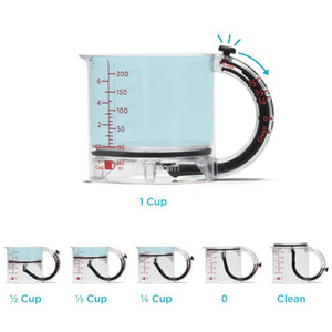 4 trong 1 có thể điều chỉnh Đo <span class=keywords><strong>cup</strong></span> nhà bếp đa chức năng đẩy lên đo <span class=keywords><strong>Cup</strong></span> cho nấu ăn và nướng - Product Image 6