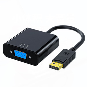 镀金1080P DisplayPort DP到VGA适配器DP到VGA 15PIN适配器dp公到vga母转换器电缆，用于pc视频 - Product Image 1