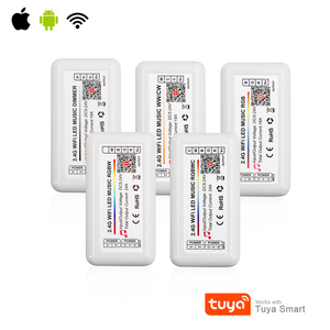 Прямая Продажа с фабрики Tuya WIFI RF 24-клавишный музыкальный RGBWC контроллер времени функция DIY Mode регулировка яркости 6A пульт дистанционного управления - Product Image 2