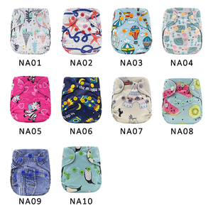 Custom PUL Reusable AIOเด็กแรกเกิดผ้าผ้าอ้อมDouble Gusset - Product Image 6