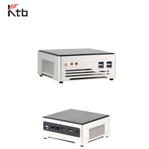 Minipc KTB barato portátil Linux, pequeña computadora de escritorio barata, Window10, Mini Pc educativo Core I5 I7 I9 Dual LAN Sin ventilador, Mini Pc - Product Image 1