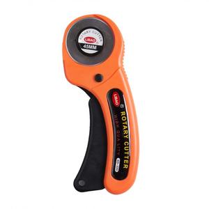 45mmパッチワークレザーロータリーカッターシャープブレードホイールラウンドナイフプレミアムキルターソーイングキルティングファブリックカッティングクラフトツール - Product Image 5