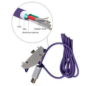 GBA to NGC Port <strong>2</strong> Players Link Cable Connect Cord for Nintendo Gameboy <strong>Advance</strong> to Gamecube GBA <strong>SP</strong> Purple - Product Image 3