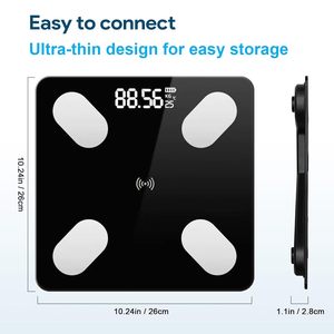 New Thông Minh Kỹ Thuật Số Phòng Tắm Cơ Thể Quy Mô 180Kg Hộ Gia Đình Quy Mô Bmi Cảm Biến Cho Cá Nhân Sử Dụng Khuyến Mãi Thông Minh Quy Mô - Product Image 2