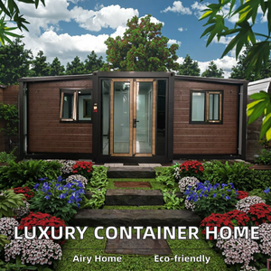 Lusso 20 <span class=keywords><strong>40ft</strong></span> appartamento espandibile in acciaio <span class=keywords><strong>Container</strong></span> casa per Villa applicazione Design pieghevole per il Peru - Product Image 4