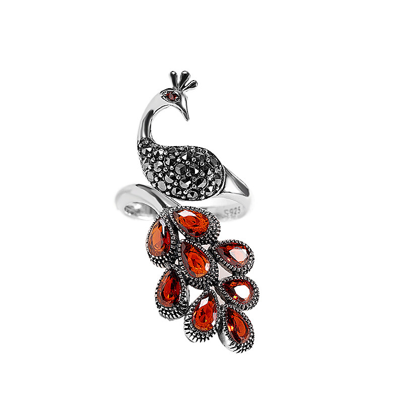 bague paon 1