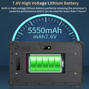 ATEX认证的10.1英寸视窗操作系统5mp + 8mp双摄像头，带指纹扫描工业坚固平板电脑 - Product Image 2