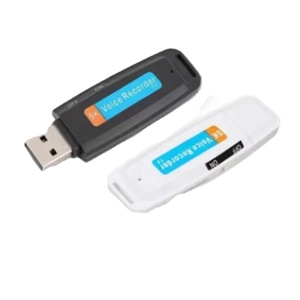 Grabadora de Audio Digital en forma de disco en U con tarjeta Flash Tf Grabadora de voz Usb Mini dictáfono Grabadora de voz digital - Product Image 1