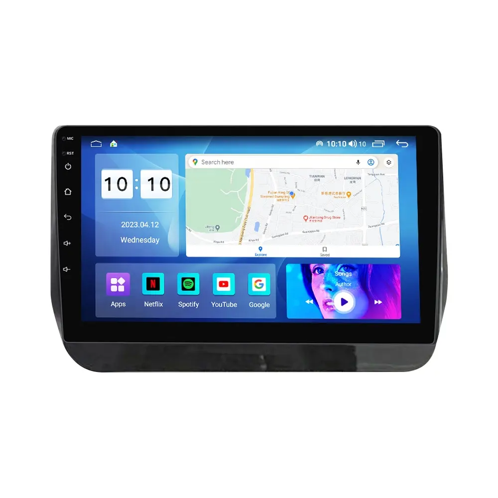 Mekede MS radio placa base sistema de audio estéreo REPRODUCTOR DE DVD de coche Android para 1DIN Hyundai H1 2019 Control de rueda AHD WIFI