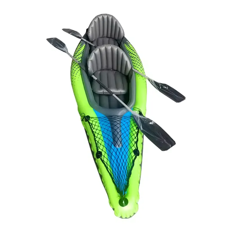 Customizable Inflatable kayak with paddle Double-thickness wearable inflatable boat kayak foldable