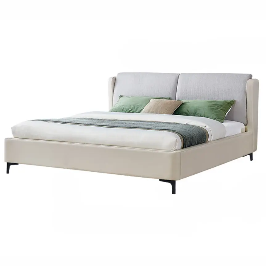 Высококачественная мебель для спальни, Роскошная Современная двуспальная кровать