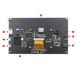 Vendita calda 7 pollici lampone Pi industriale LCD Touch Monitor di fabbrica diretta con scheda HMI 1024*600 risoluzione eccellente - Product Image 4