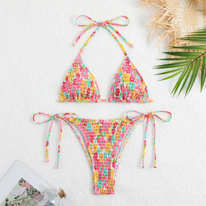 Custom Set Open Back <strong>G</strong>-<strong>String</strong> Swimwear <strong>String</strong> Beachwear Young Hot Girls Bikinis Two Piece Set,custom Bikini Set for Sale - Product Image 5