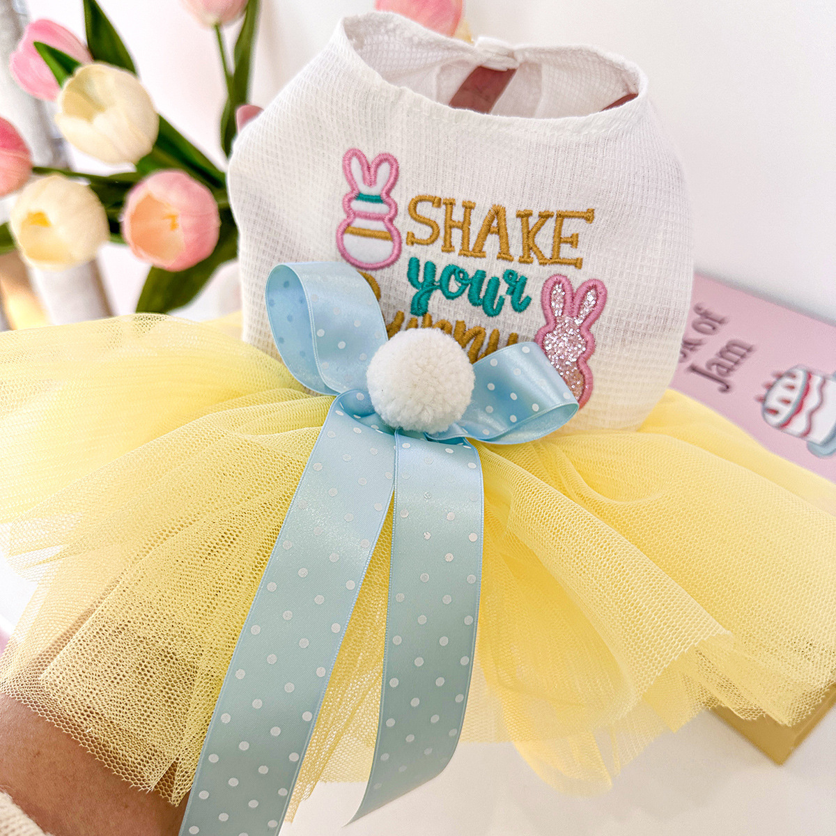 Easter bunny gauze skirt