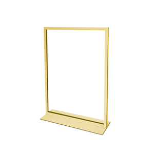 Chất lượng cao A4 thép không gỉ bảng Top quảng cáo hiển thị Poster menu đứng hiển thị chủ kệ trưng bày - Product Image 1