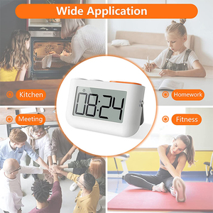 ABS-Kunststoff oberfläche Kleine Countdown-Timer-Uhr Digitale Auf-und Ab-Timer Magnetisch zum Kochen von Kindern Zeit management - Product Image 3