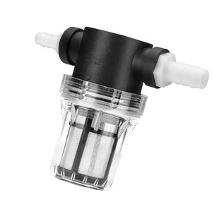 Garden Irrigation 1/4&quot; Quick Connect Micro <strong>Filter</strong> Stainless Steel 100 Mesh Slip Lock Mini <strong>PP</strong> Water Sediment <strong>Filter</strong>