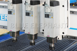 Atc <strong>Router</strong> 1530 3 Spindle Works One by One Woodworking 5X10 <strong>With</strong> 300mm <strong>Rotation</strong> <strong>Axis</strong> - Product Image 4