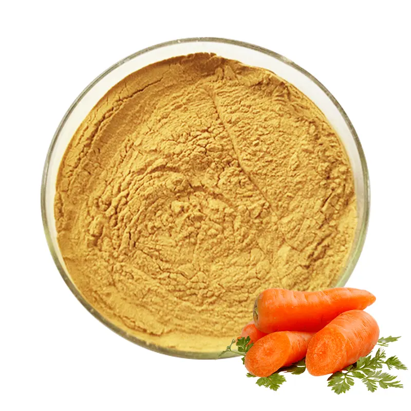 100% poudre d'extrait de carotte organique végétale pure poudre de carotte lyophilisée
