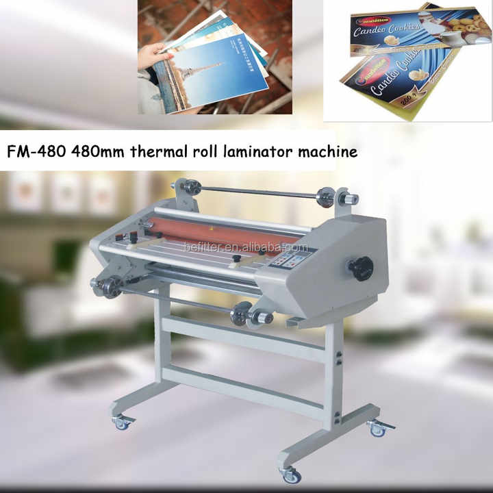 Fm-480 18" doppelseiten heiß rollenlaminator