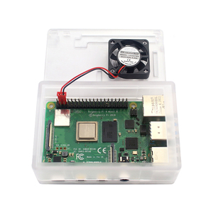 透明ラズベリーPi 4B +/4BボックスファンIC #44074センサーモジュールキット製品 - Product Image 1