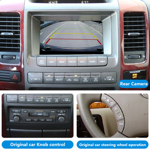 GX470 Car DVD Player OEM đơn vị đứng đầu không dây Apple Carplay và Android tự động tích hợp bộ dụng cụ tự động thiết bị điện tử cho 2005-2008 Lexus - Product Image 4