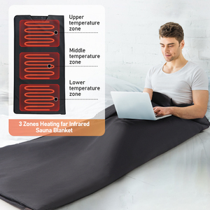 Fuerle ODM/OEM Tragbares Infrarot-Sauna decken <span class=keywords><strong>massage</strong></span> gerät für den Heimgebrauch für Spa 3-Zonen-Infrarot-Saunadecken - Product Image 4