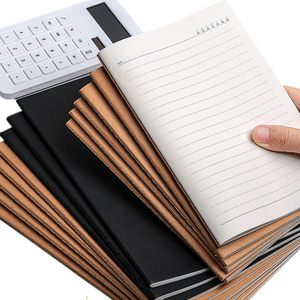 Vendita calda a buon mercato semplice studenti universitari B5 libri di scrittura linea griglia Logo personalizzato notebook fissi Kraft - Product Image 1