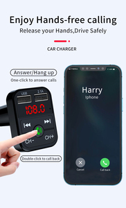 Bộ Điều Chế Radio USB Kép Cho Xe Hơi Bộ Sạc 2.1a, Máy Phát FM B2s Máy Phát Nhạc MP3 Rảnh Tay Tương Thích Bt Không Dây - Product Image 4