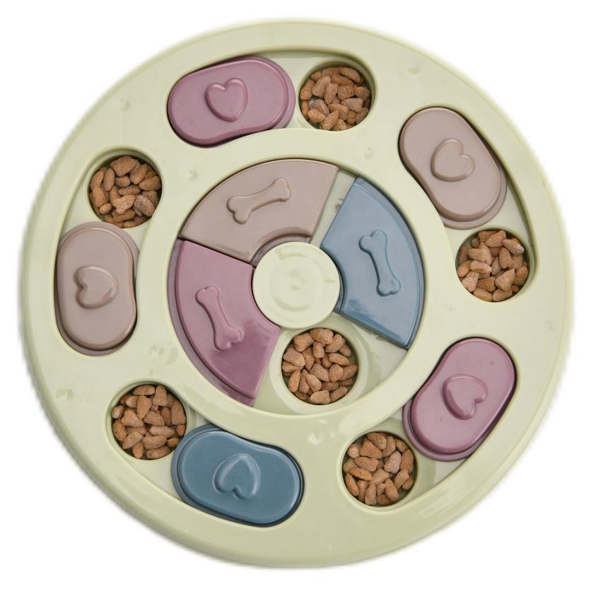 Round-green-cat and dog toy