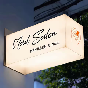 لافتات إعلانية مضيئة بدون حد أدنى للطلب، صناديق إضاءة للعرض الخارجي، لافتة صندوق إضاءة بشعار LED - Product Image 4