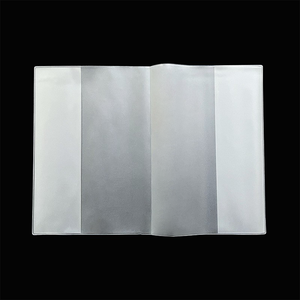 Factory Wholesale Pvc Transparent Book <strong>Cover</strong> Notebook protection Book <strong>Cover</strong> PVC Frosted Transparent Passport <strong>Cover</strong>