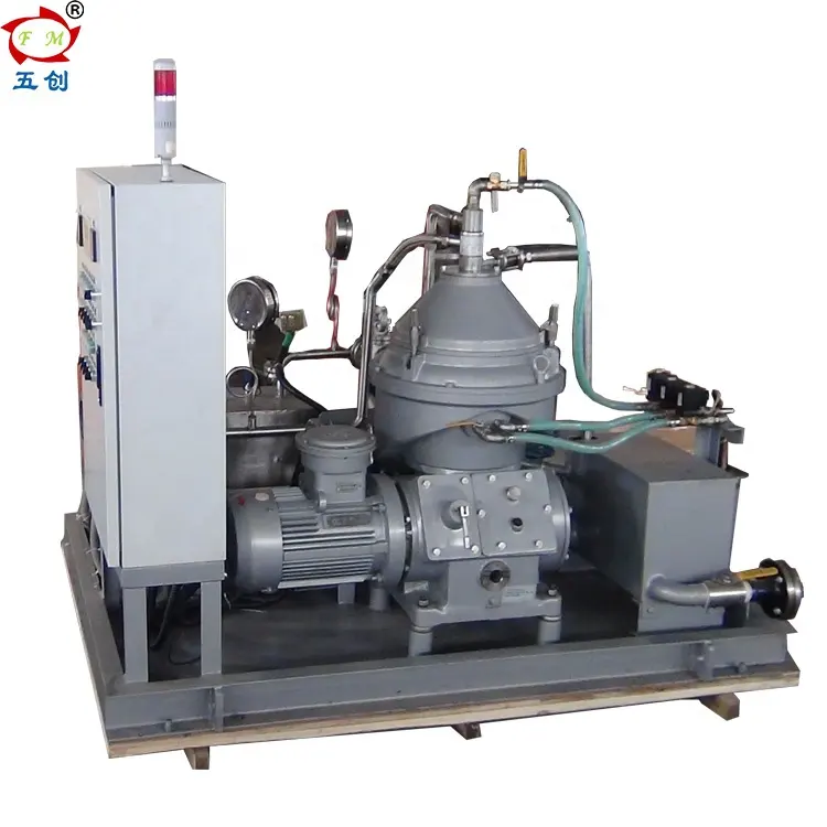 Purificatore centrifugo diesel marino/separatore centrifuga olio/centrifuga filtro olio