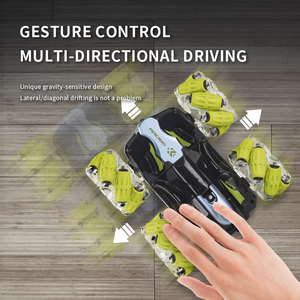 ของเล่นรถผาดโผน4WD สองด้านสำหรับเด็ก360หมุนได้2.4กรัมตรวจจับ360 RC หมุนได้2.4กรัม - Product Image 2