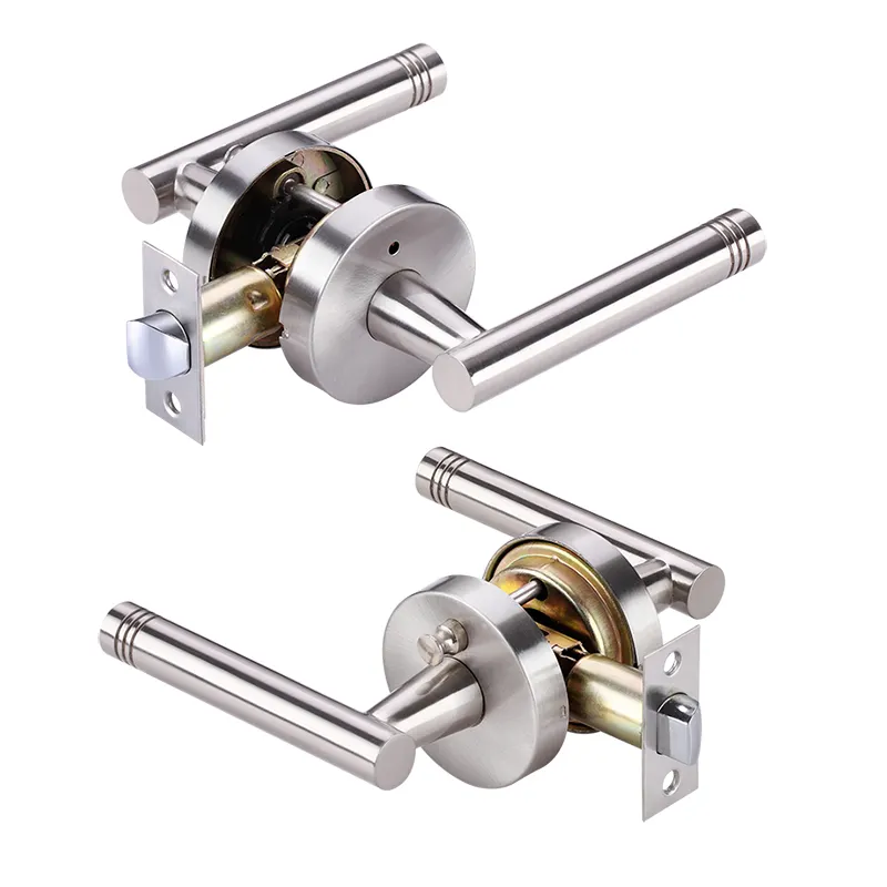 Canada market quick-release handle lock Toilet/Bathroom/Passage door handle lever lock