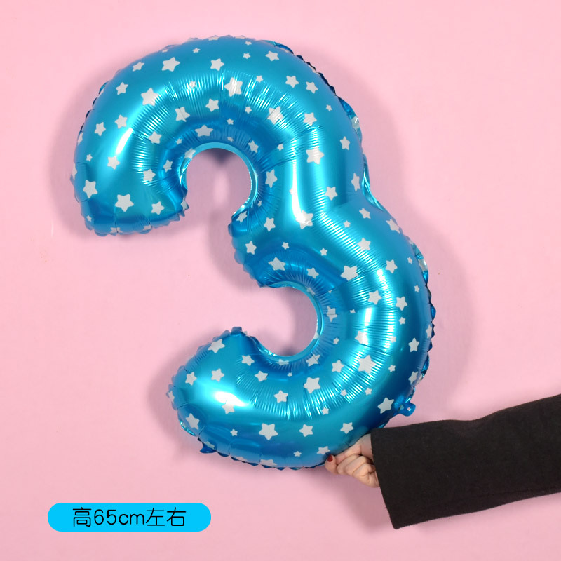 Blue Number 03