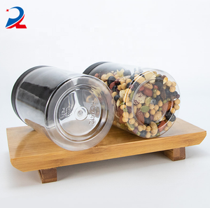 Çok şartname boyutu 250ml 350ml 400ml 500ml 600ml 800ml 1000ml vücut fırçalayın kavanoz plastik kavanoz Pet kapaklı - Product Image 5