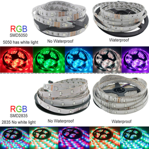 Ledストリップライトrgb 5050 SMD2835柔軟な5メートル10メートル15メートルテープDC12Vリモコンアダプタビルディング照明IP65防水 - Product Image 3