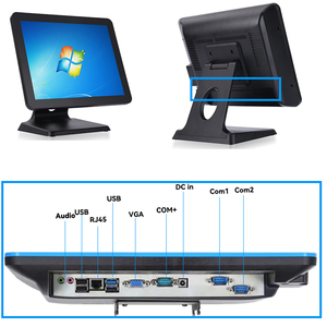 Touch Screen Pos Terminal 15&quot;dual Screen Pos <strong>System</strong> Retail Cash Register for Restaurant Supermarket Cashier <strong>Computer</strong> - Product Image 6