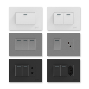 IGOTO South American <strong>Multi</strong> Plug Extension <strong>Socket</strong>, 1 <strong>2</strong> Way Electrical Outlet Wall Power <strong>Socket</strong> Switch With <strong>3</strong> Pin Plug - Product Image 1