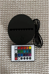 Black base + touch switch + remote control+ Battery box