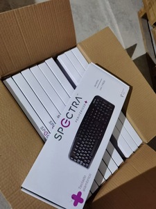 Teclado con cable USB de 104 teclas, interfaz de alta calidad, para negocios, oficina, hogar, multimedia, OEM, de fábrica, España