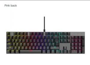 Teclado mecánico retroiluminado RGB, teclado profesional para juegos, teclado para juegos de 104 teclas - Product Image 4