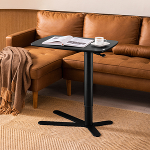 Home Fashion <strong>Simple</strong> <strong>Desk</strong> Portable Foldable Small air Pressure Lifting <strong>Desk</strong> with Water Cup Trough Mobile <strong>Computer</strong> <strong>Desk</strong> - Product Image 2