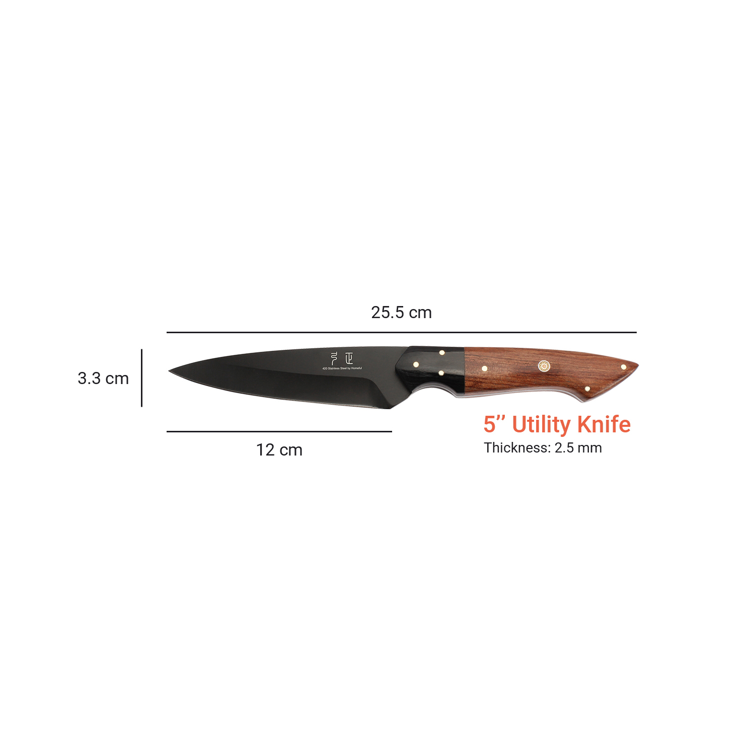 Couteau utilitaire 5"