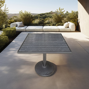 Multi funciones nuevo estilo mesa de jardín al aire libre mesa cuadrada de madera de plástico - Product Image 6
