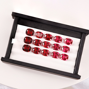 Stella di diamante rubino popolare taglio radiante gemma Fine di alta qualità rosa rosso rubino bellissimo rubino coltivato da laboratorio - Product Image 4