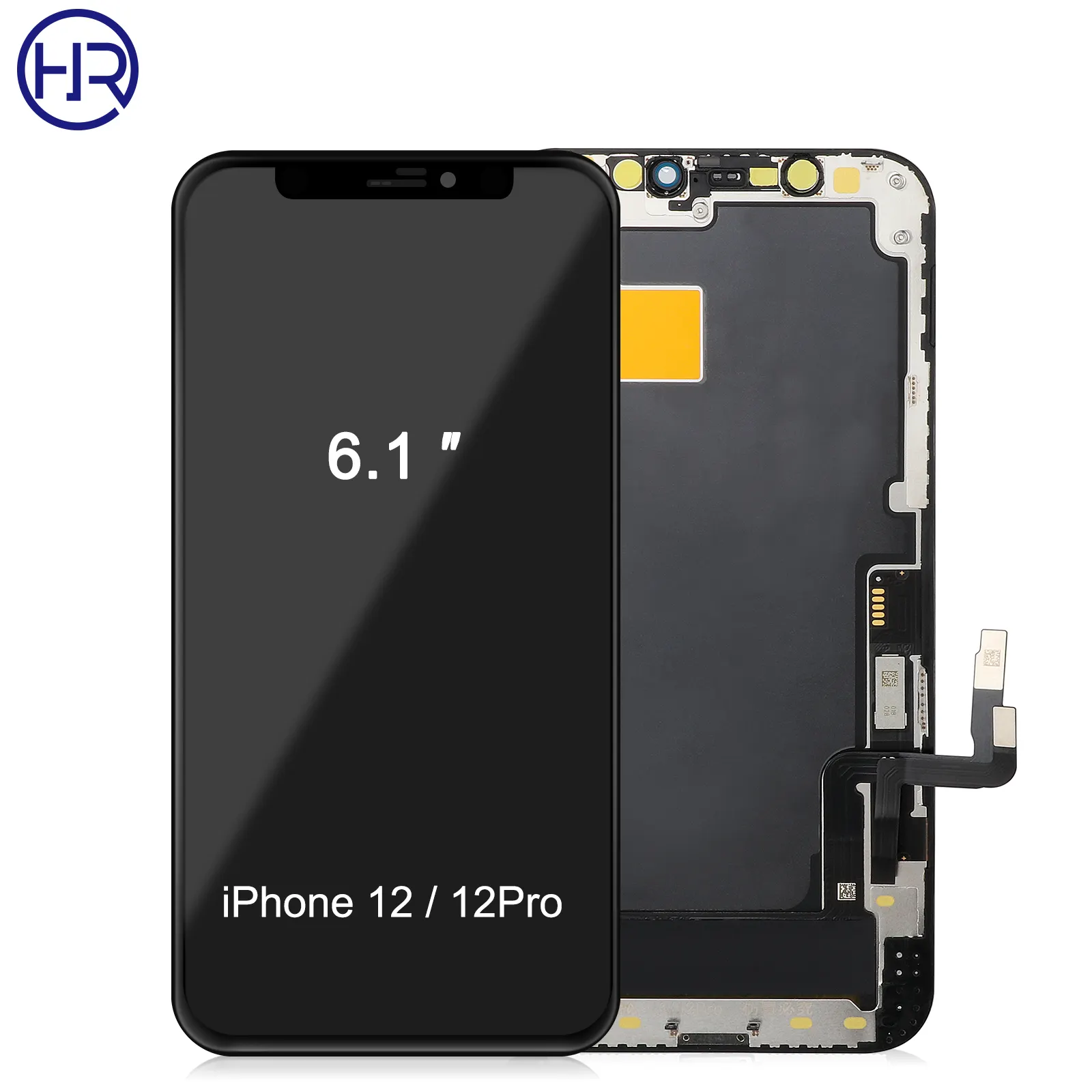 Điện Thoại Di Động LCD Cho Apple iPhone 12 iPhone 12 Pro Màn Hình Cảm Ứng Thay Thế Hoàn Chỉnh Digitizer pantalla Bảng Điều Chỉnh